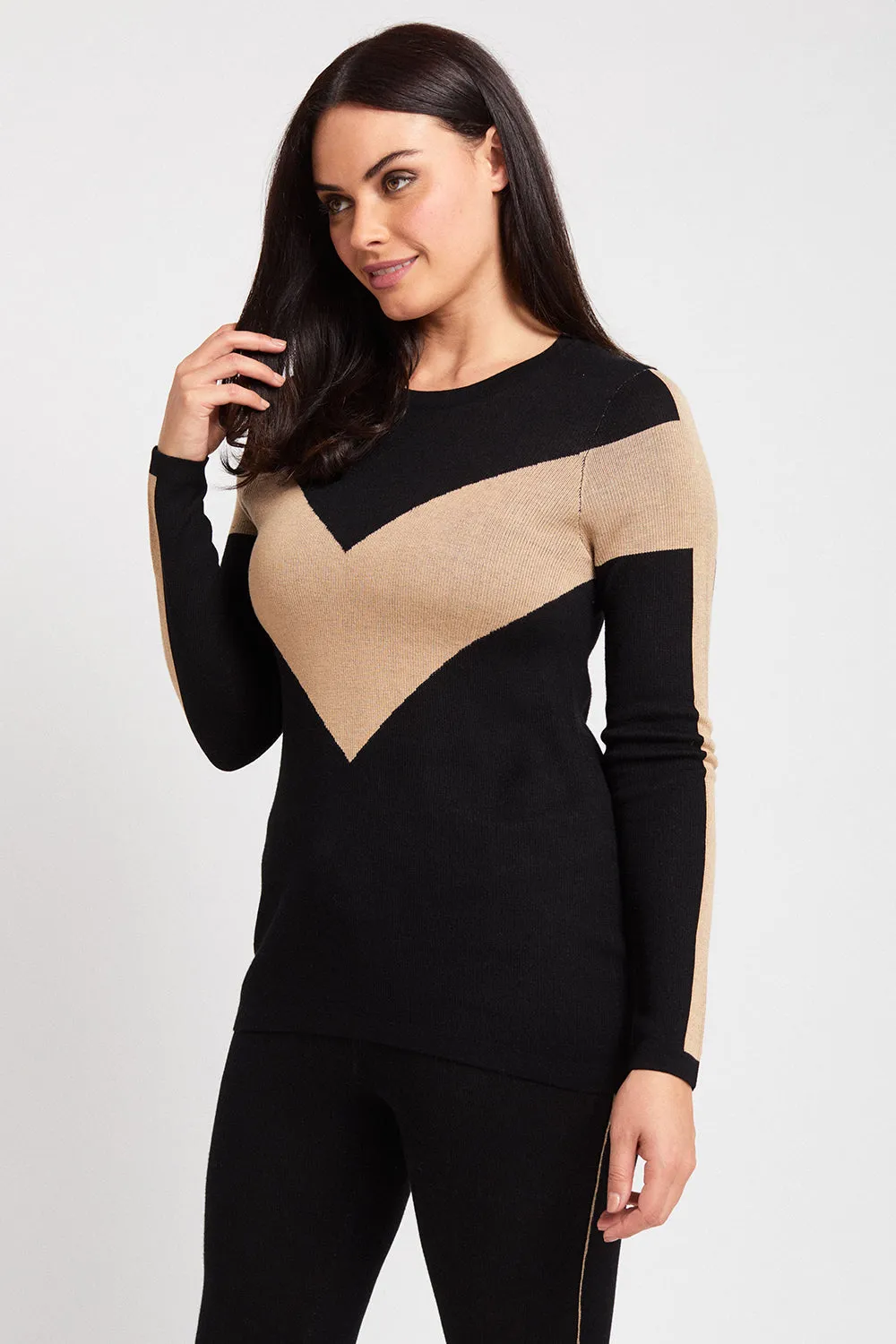 Colorblock Pull Over - Shadow Knits: FINAL SALE