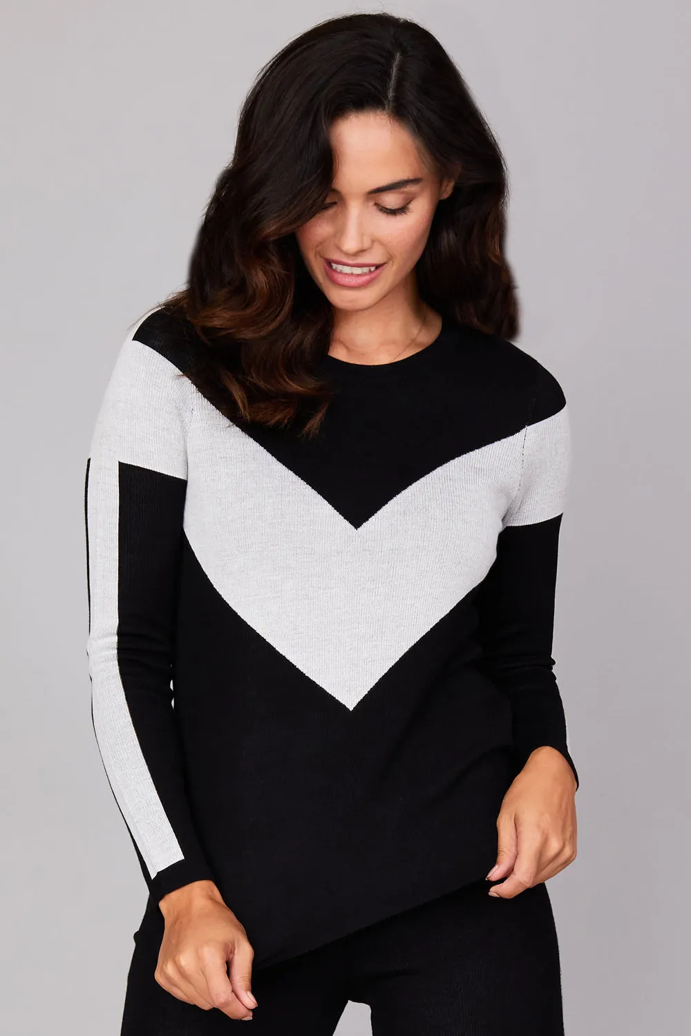 Colorblock Pull Over - Shadow Knits: FINAL SALE