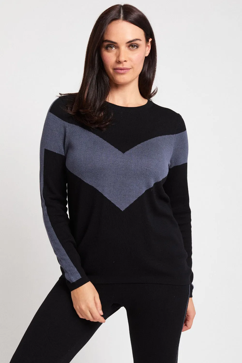 Colorblock Pull Over - Shadow Knits: FINAL SALE