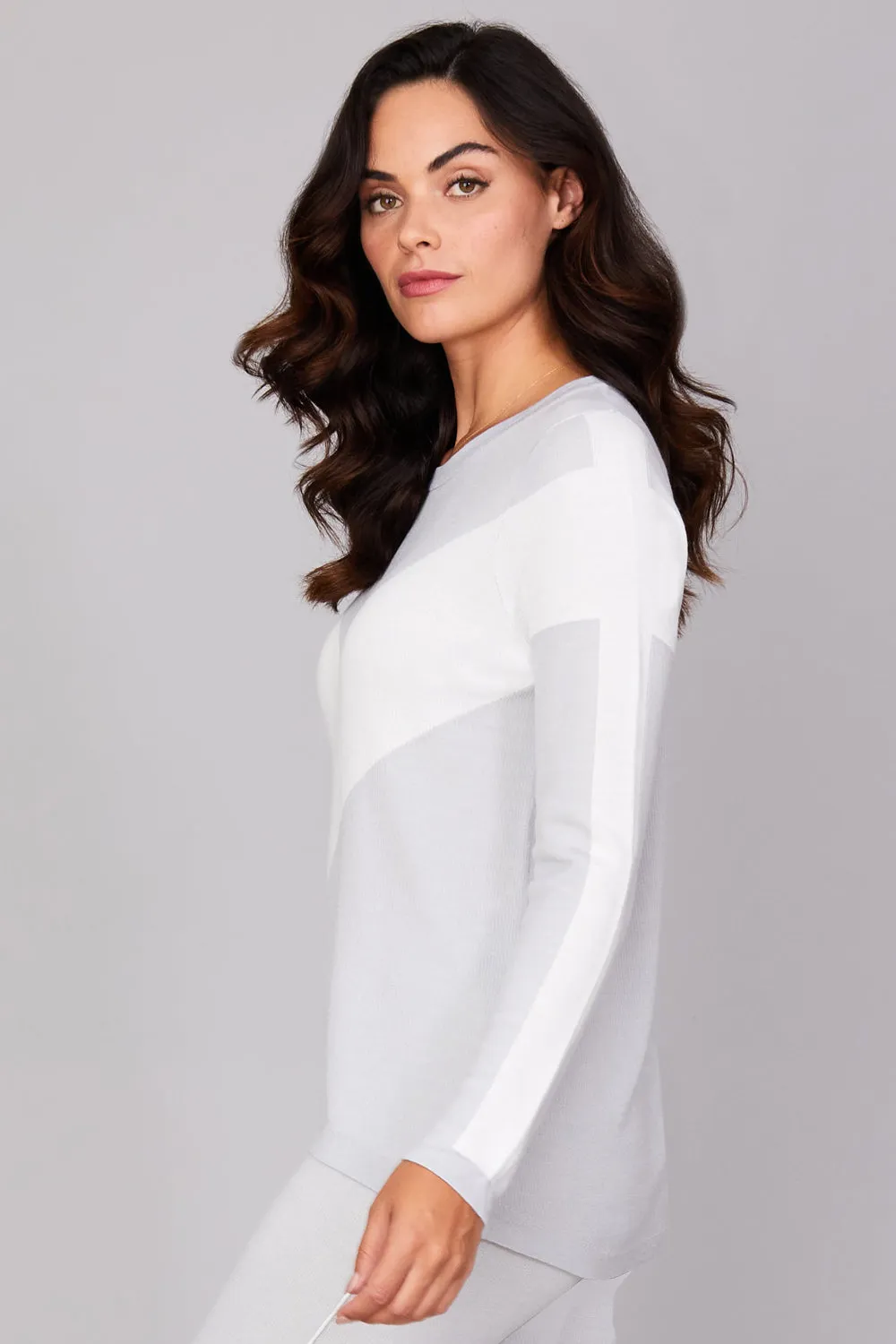 Colorblock Pull Over - Shadow Knits: FINAL SALE