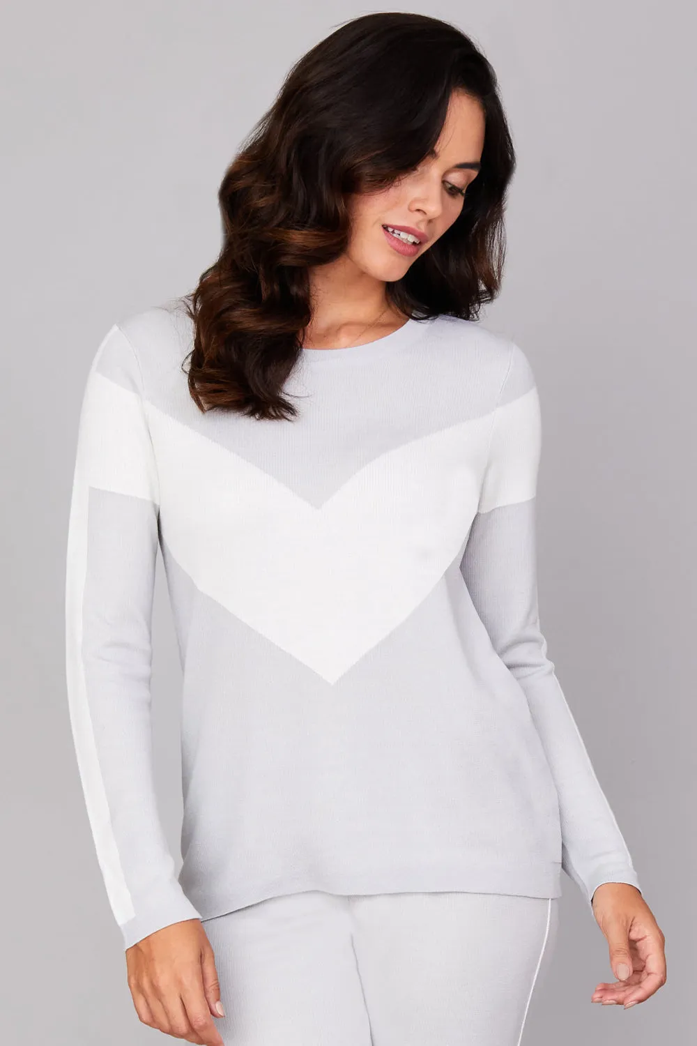 Colorblock Pull Over - Shadow Knits: FINAL SALE