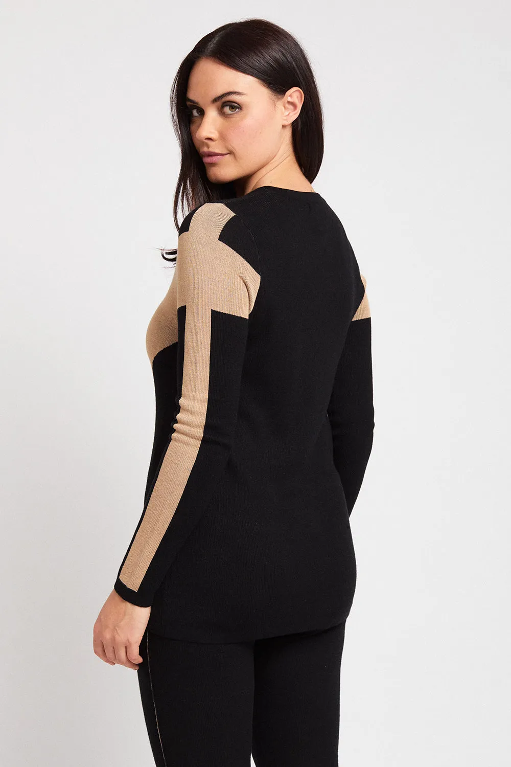 Colorblock Pull Over - Shadow Knits: FINAL SALE