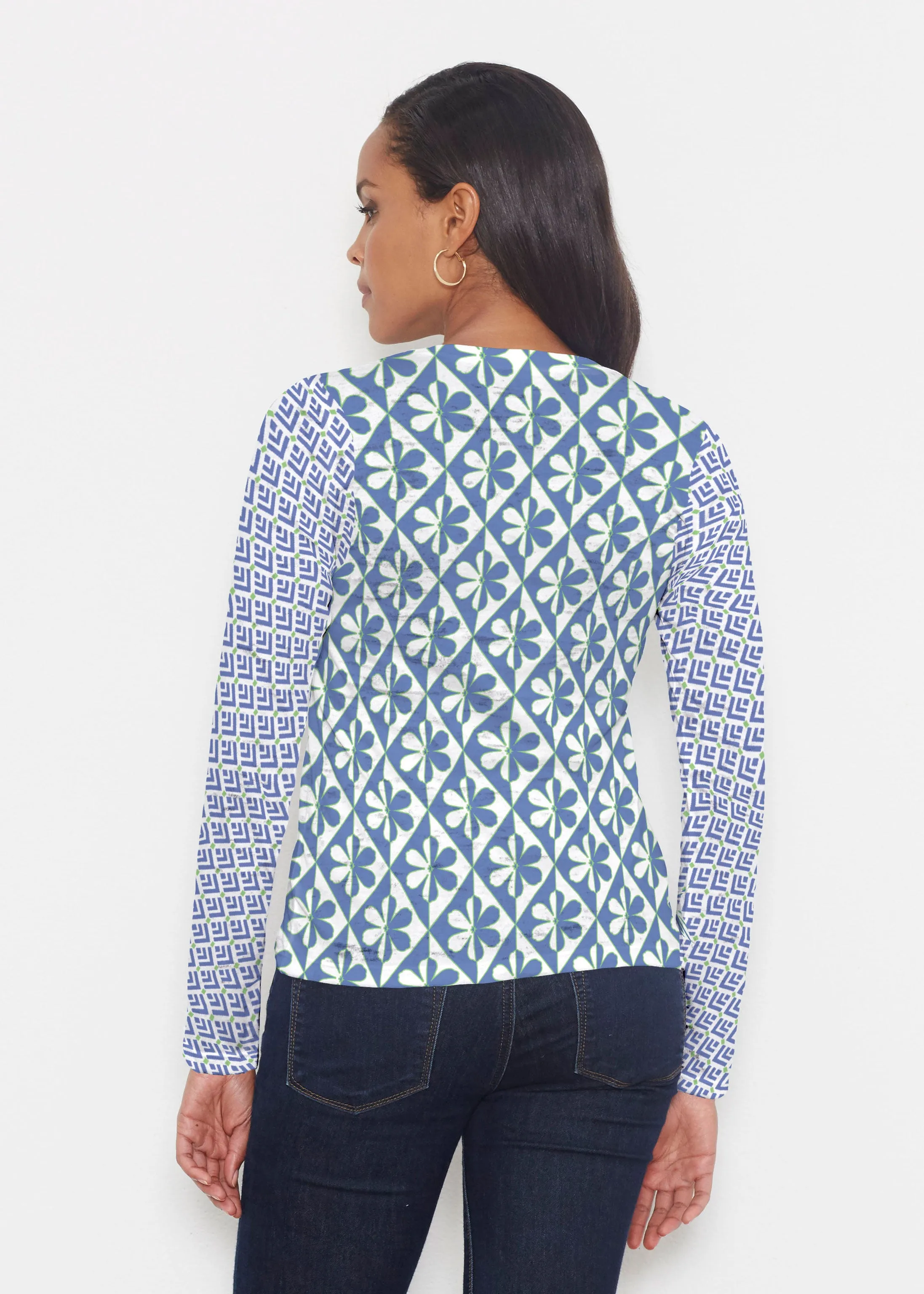 Cosmo Geo (13568) ~ Signature Long Sleeve Crew Shirt