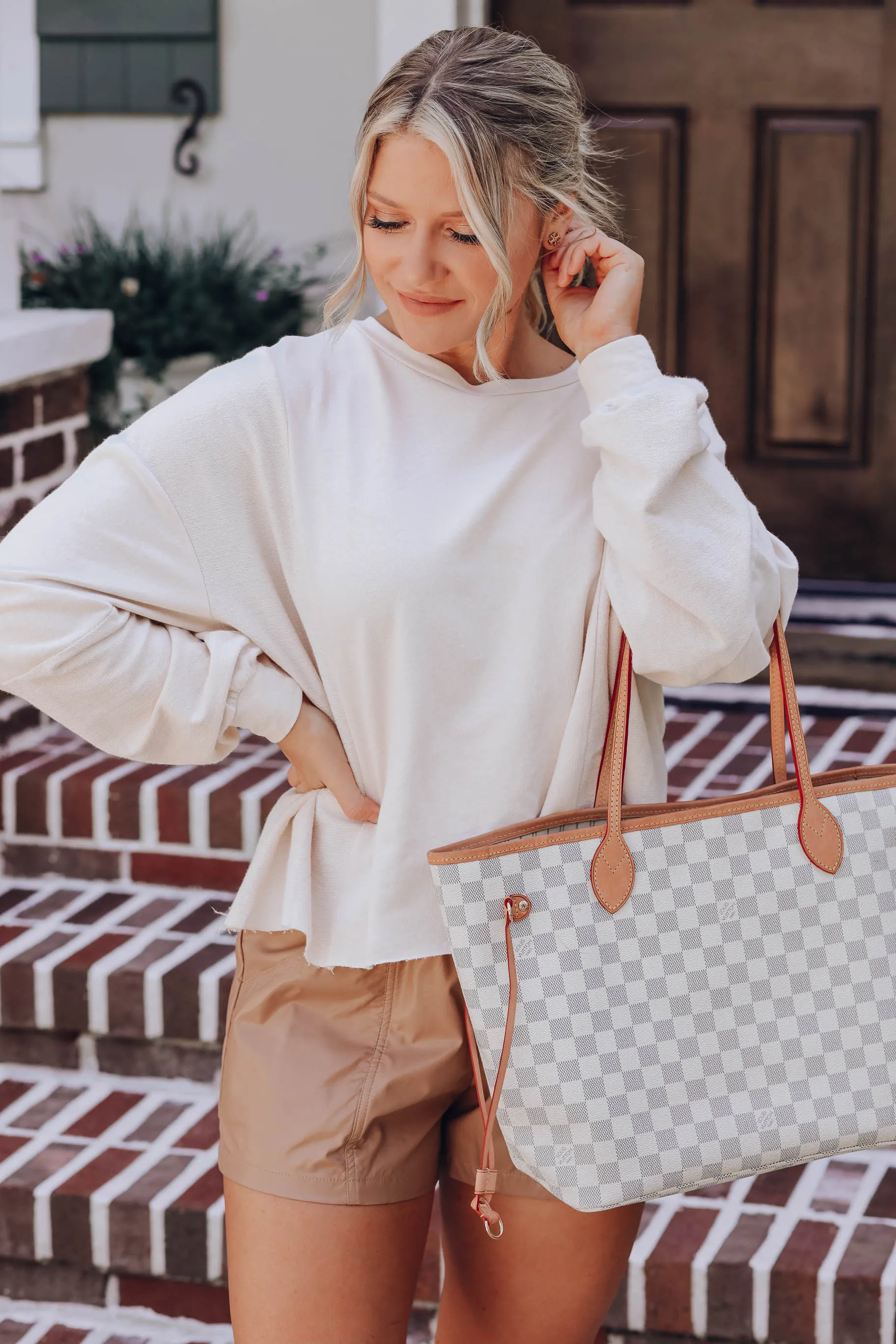 Cozy Cotton Raw Hem Top