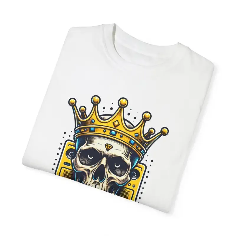 Cozy Cotton t Shirt with a Skull with a Crown