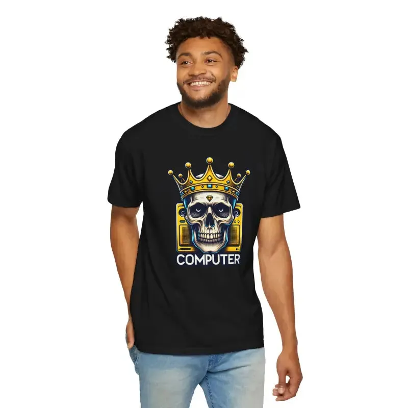 Cozy Cotton t Shirt with a Skull with a Crown