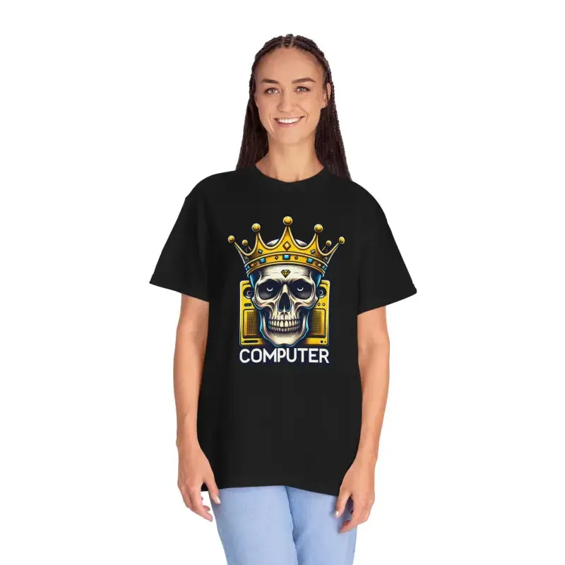 Cozy Cotton t Shirt with a Skull with a Crown
