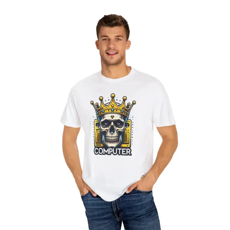 Cozy Cotton t Shirt with a Skull with a Crown