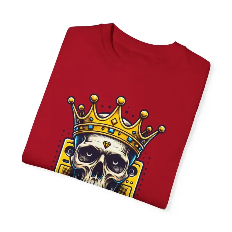 Cozy Cotton t Shirt with a Skull with a Crown