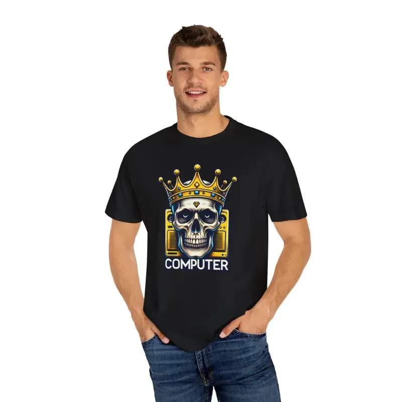 Cozy Cotton t Shirt with a Skull with a Crown