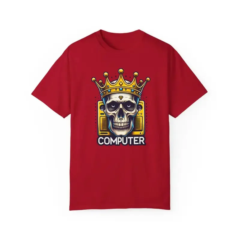 Cozy Cotton t Shirt with a Skull with a Crown