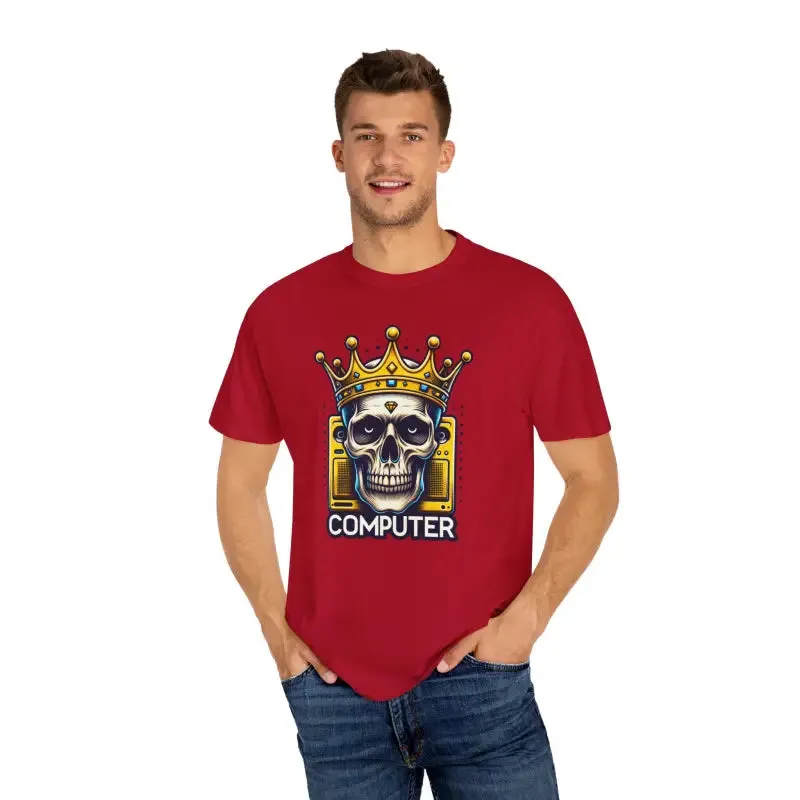 Cozy Cotton t Shirt with a Skull with a Crown