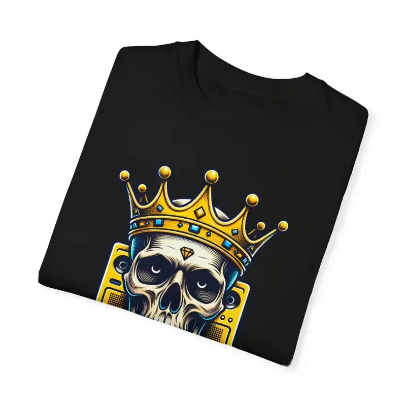 Cozy Cotton t Shirt with a Skull with a Crown