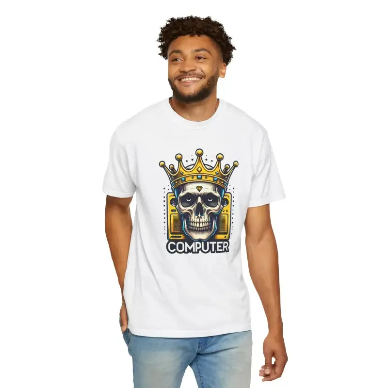 Cozy Cotton t Shirt with a Skull with a Crown
