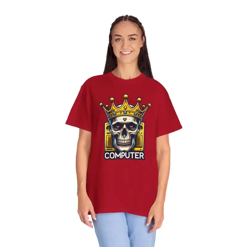 Cozy Cotton t Shirt with a Skull with a Crown