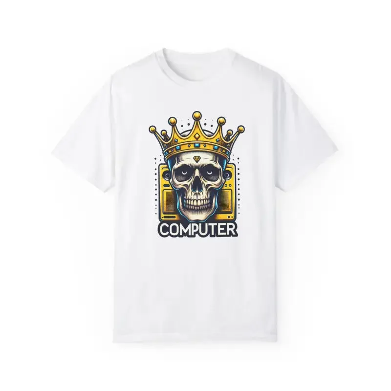 Cozy Cotton t Shirt with a Skull with a Crown