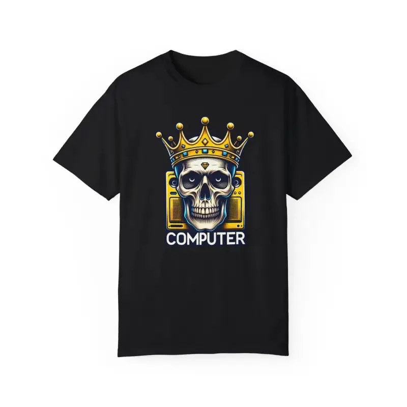Cozy Cotton t Shirt with a Skull with a Crown
