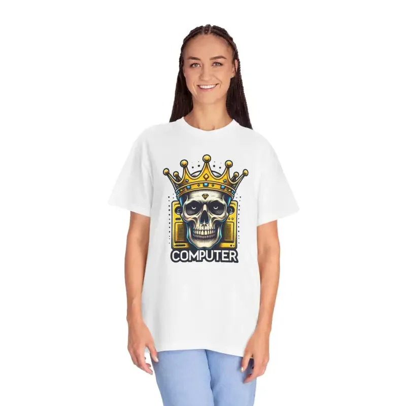 Cozy Cotton t Shirt with a Skull with a Crown