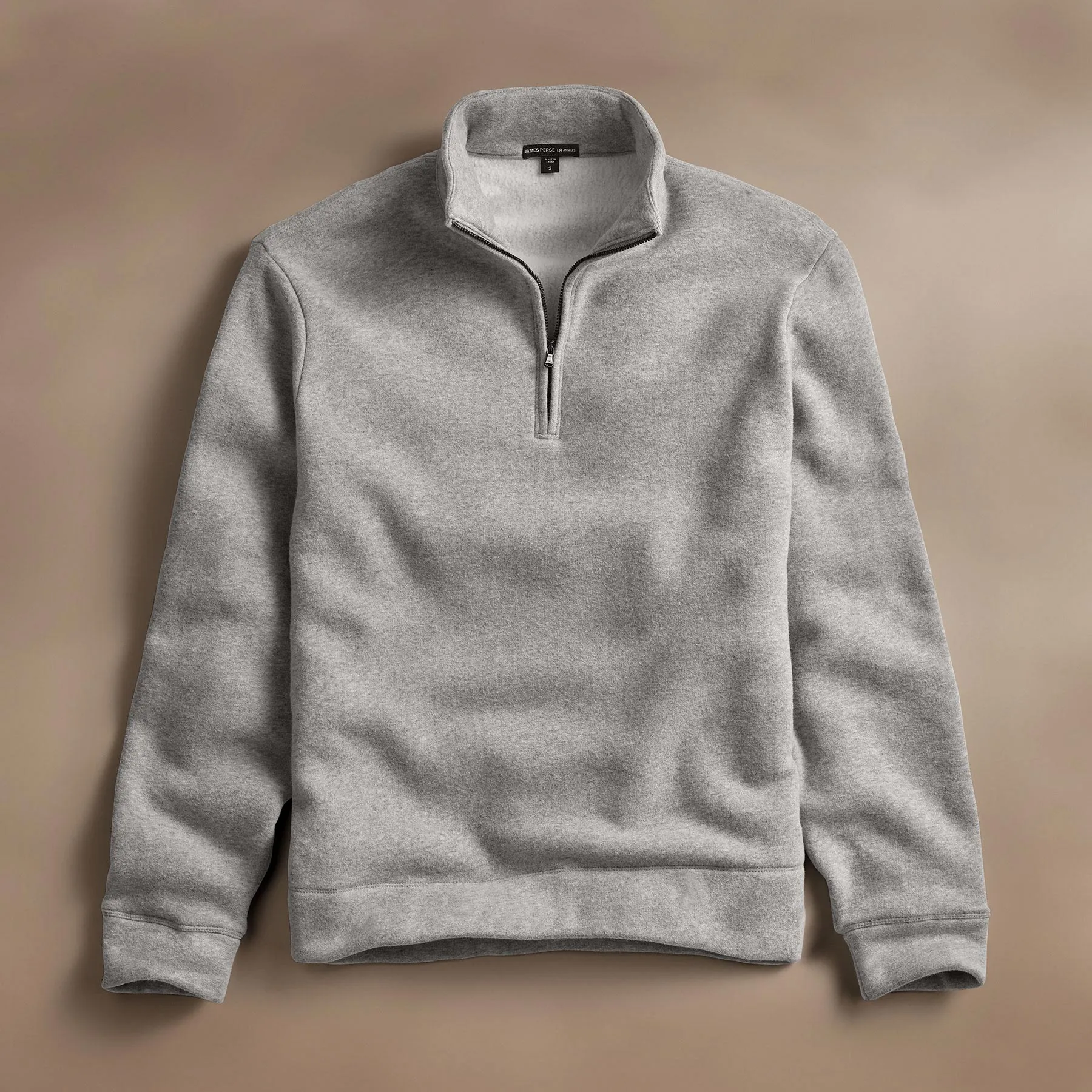 Cozy Half Zip - Heather Grey