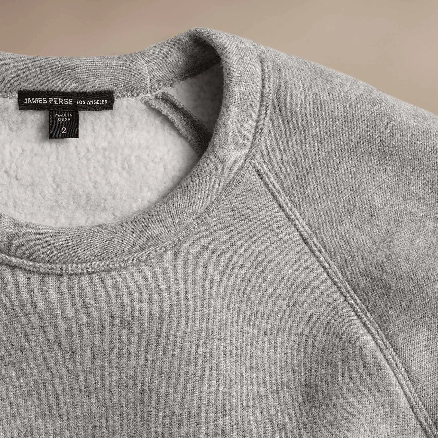 Cozy Raglan Sweatshirt - Heather Grey