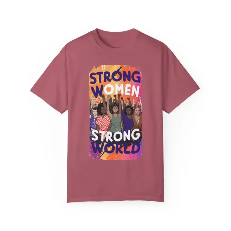 Cozy Womens Day Cotton Tee for Strong Women