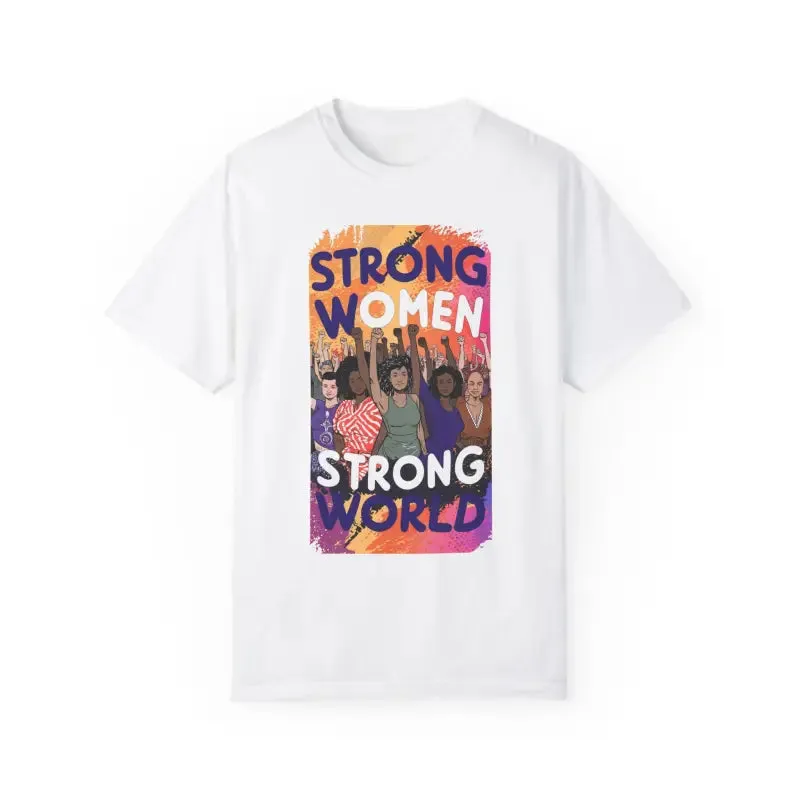 Cozy Womens Day Cotton Tee for Strong Women