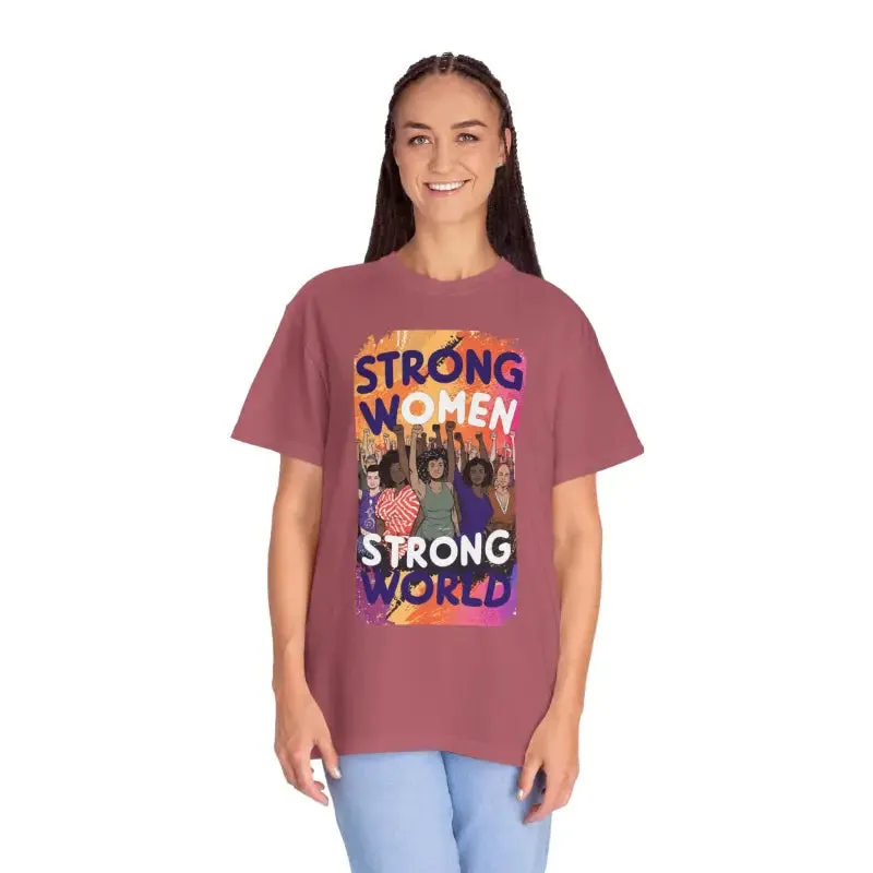 Cozy Womens Day Cotton Tee for Strong Women
