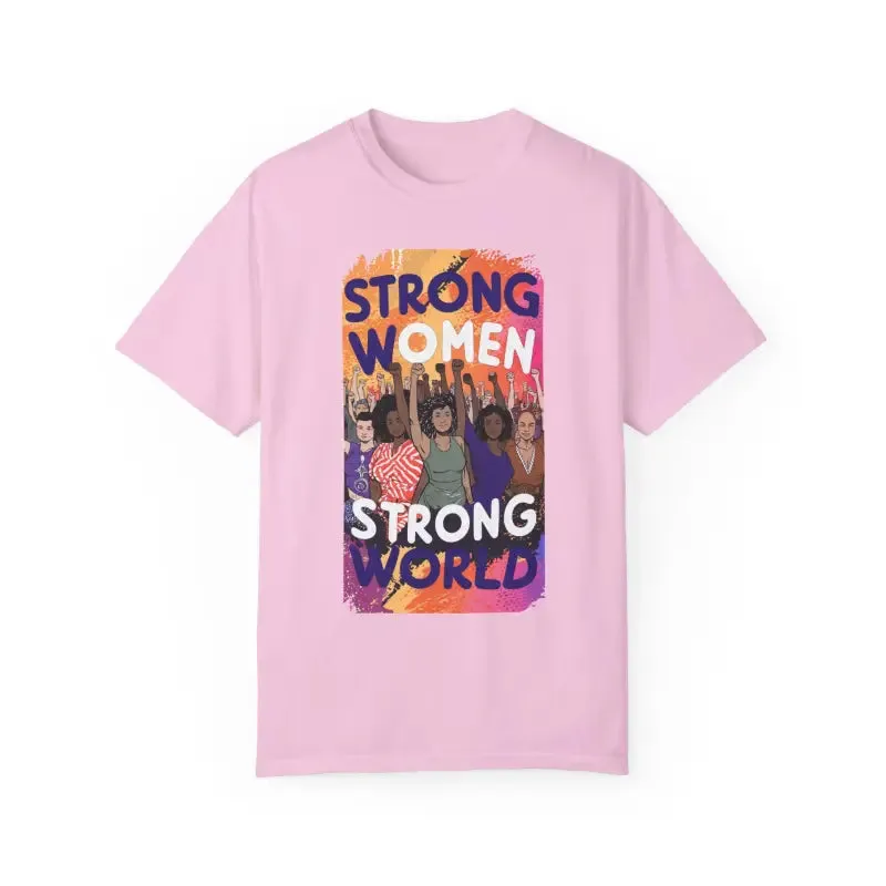 Cozy Womens Day Cotton Tee for Strong Women