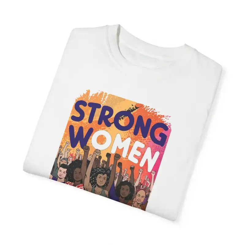 Cozy Womens Day Cotton Tee for Strong Women