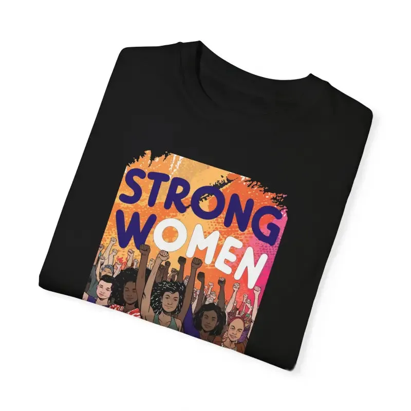 Cozy Womens Day Cotton Tee for Strong Women