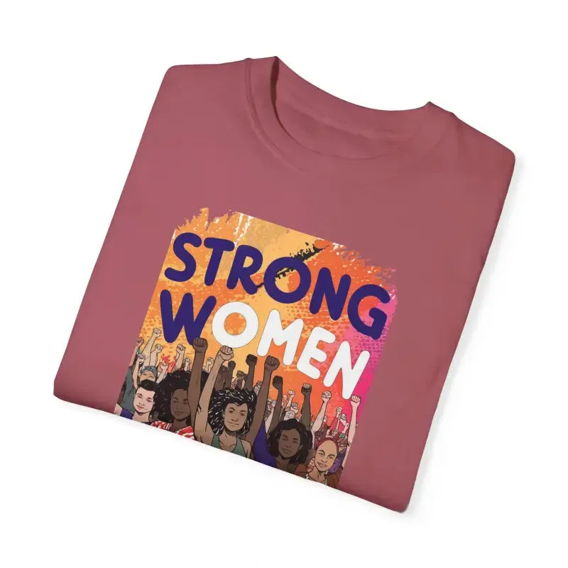 Cozy Womens Day Cotton Tee for Strong Women