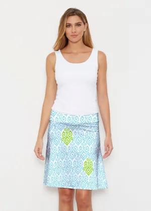 Crayola Aqua- Lime (8029) ~ Silky Brenda Skirt 21 inch