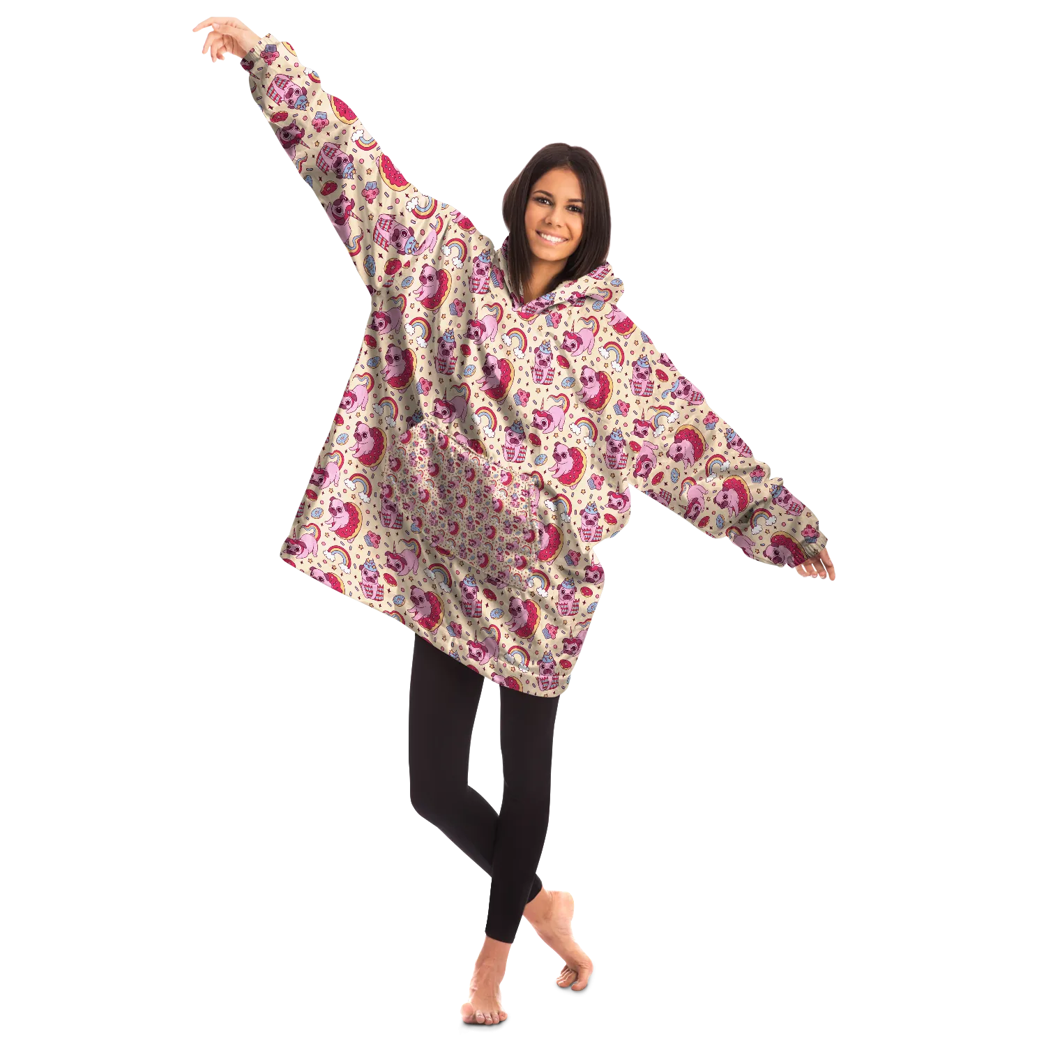 Cute Pug Snuggie