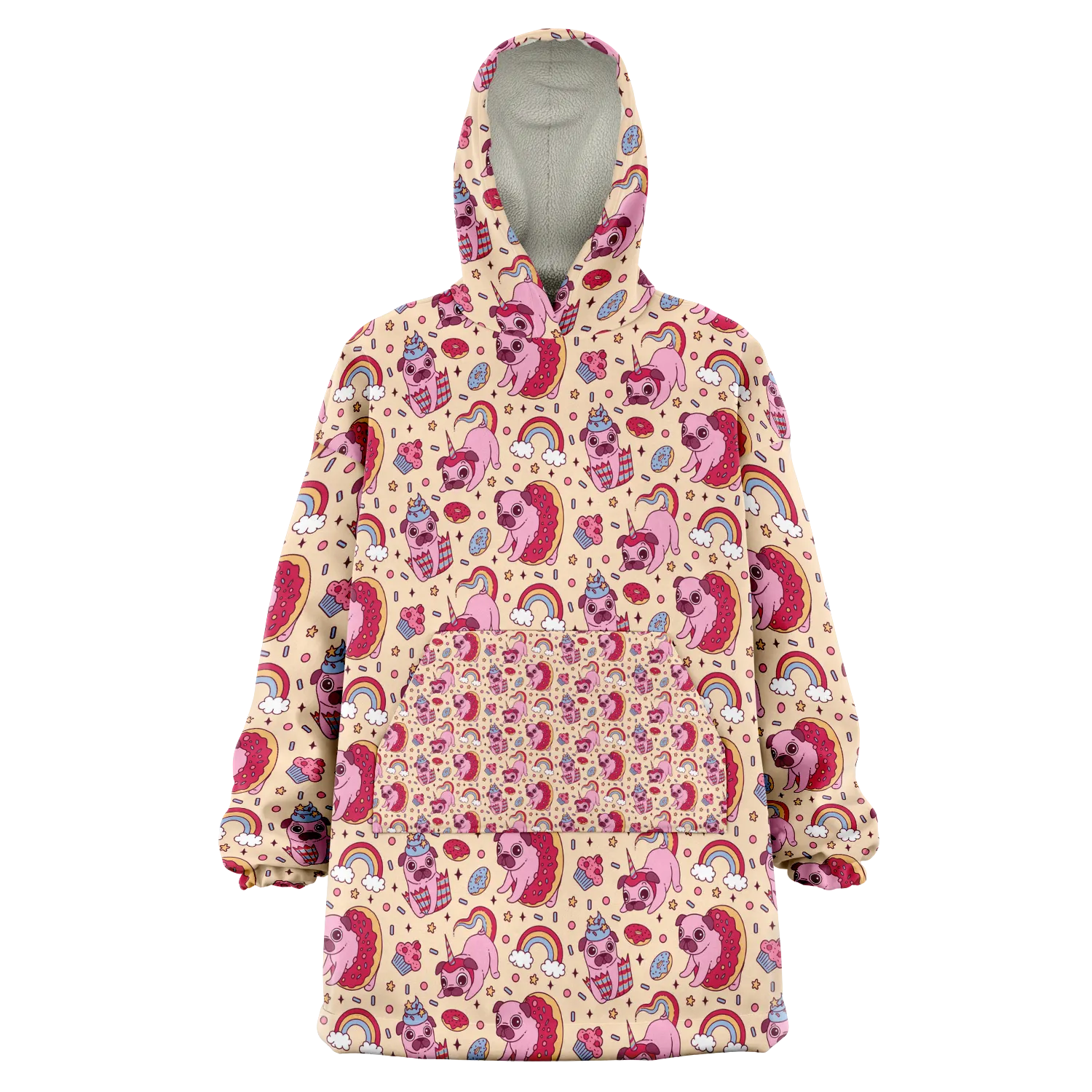 Cute Pug Snuggie