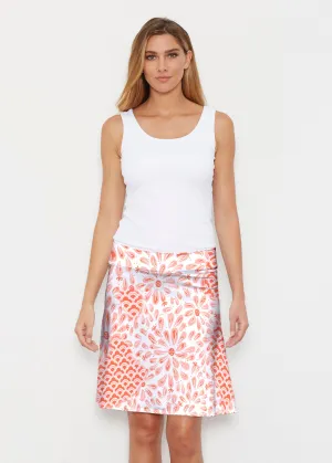Daybreak Orange (8084) ~ Silky Brenda Skirt 21 inch