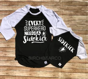 Doggy and Me Set - Every Superhero Needs A Sidekick Shirts