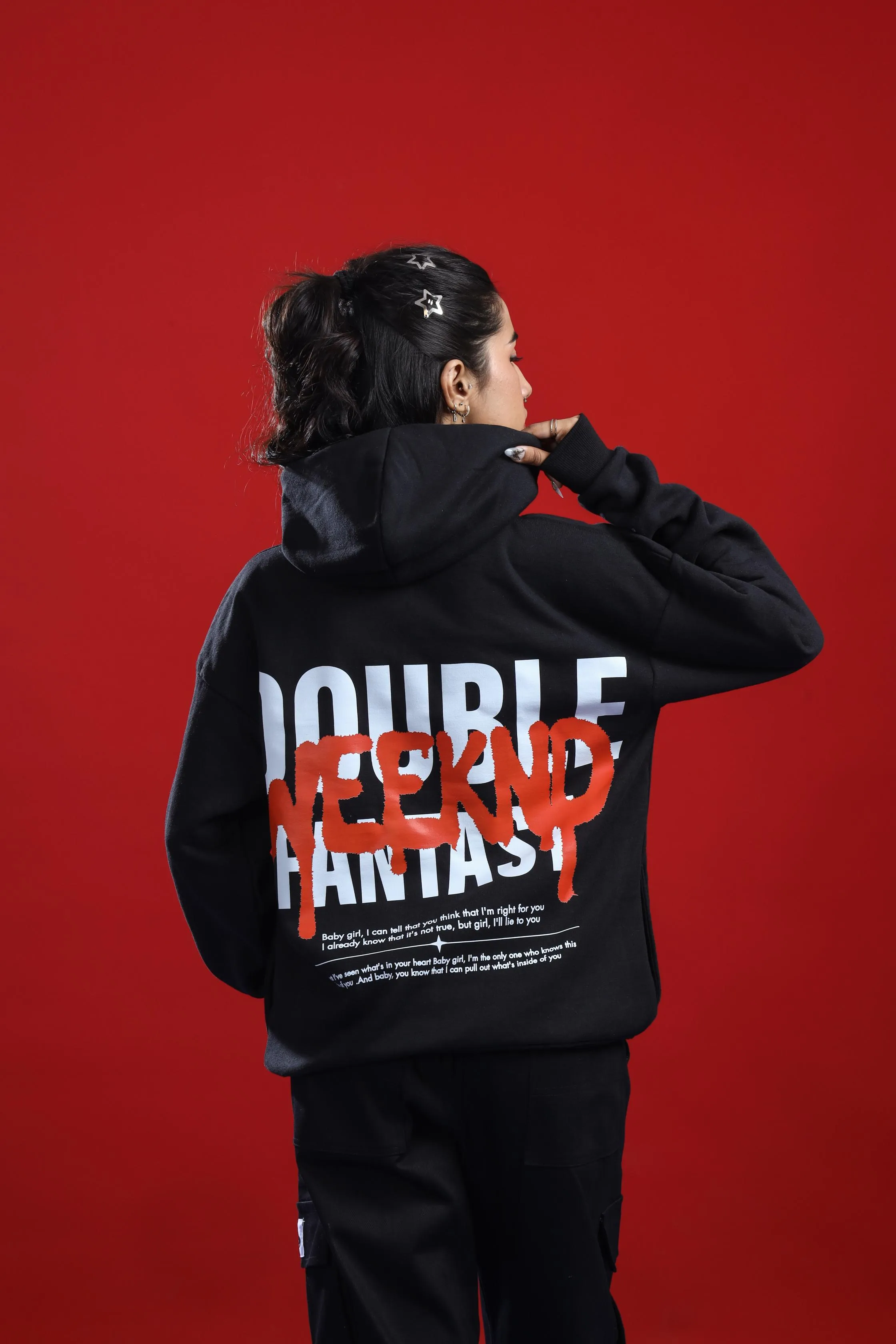 DOUBLE WEEKEND OVERSIZED HOODIE