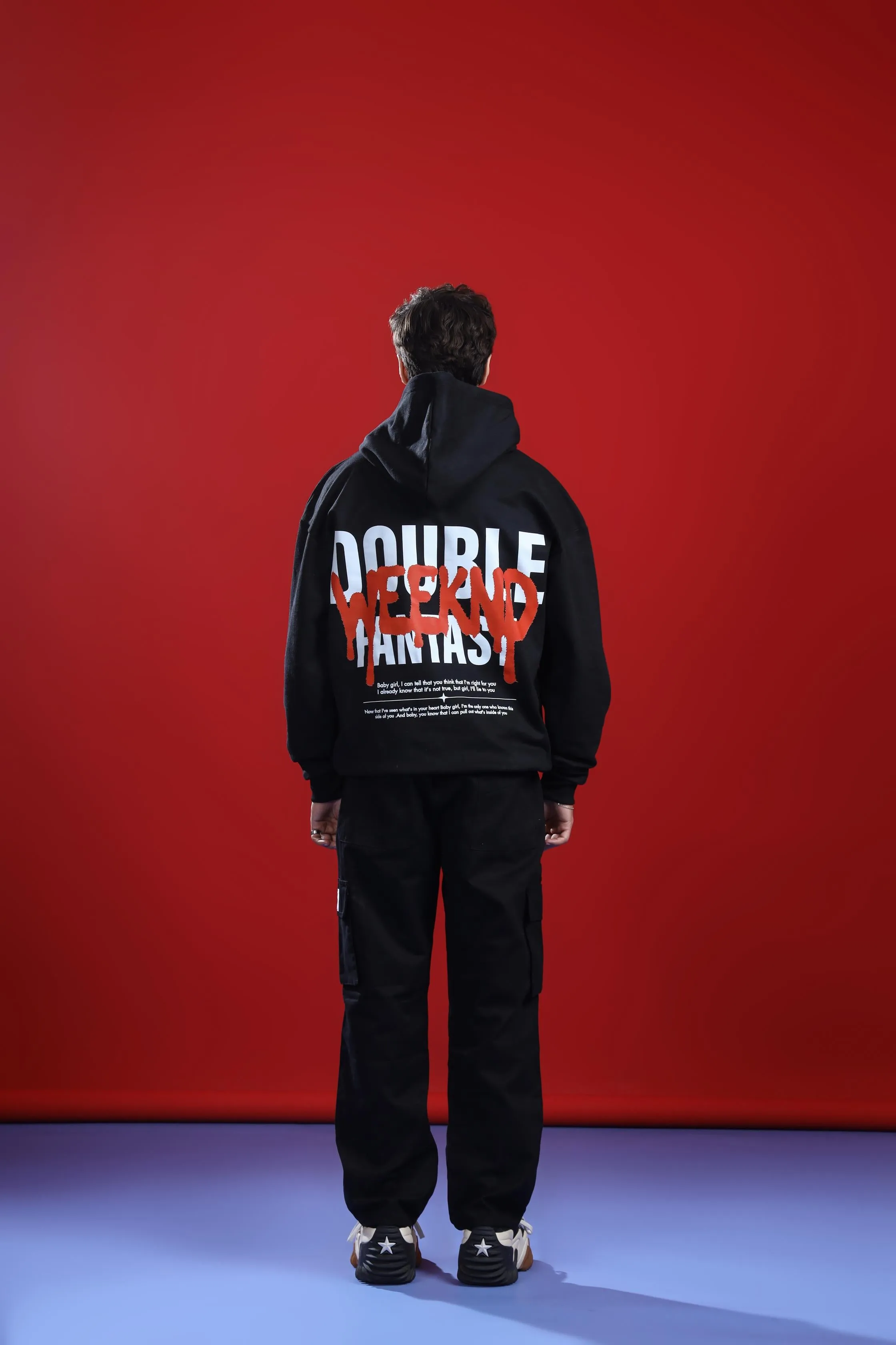 DOUBLE WEEKEND OVERSIZED HOODIE