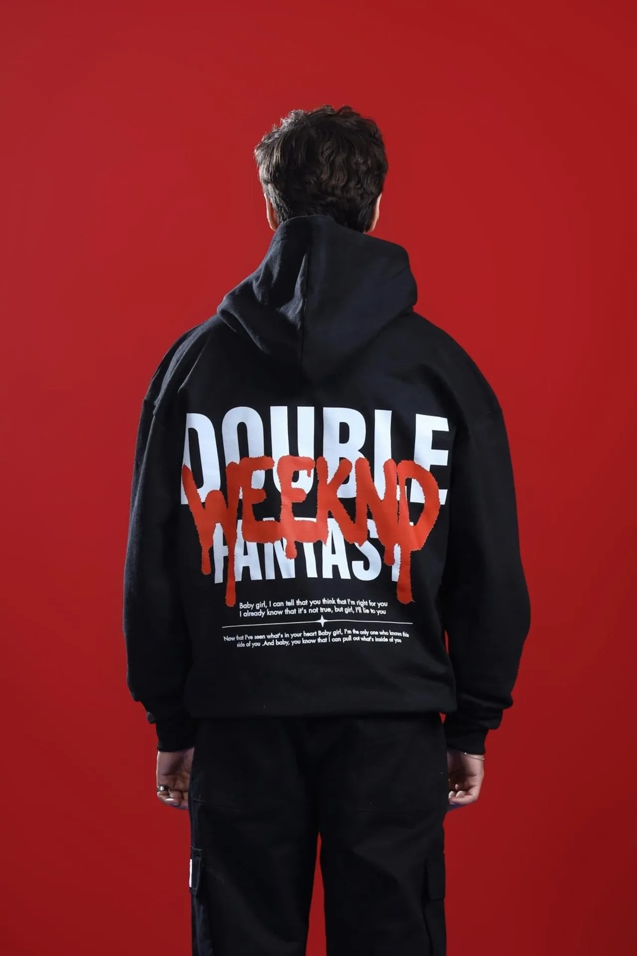 DOUBLE WEEKEND OVERSIZED HOODIE