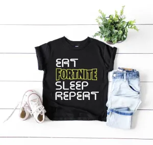 Eat Sleep Fortnight Repeat Shirt