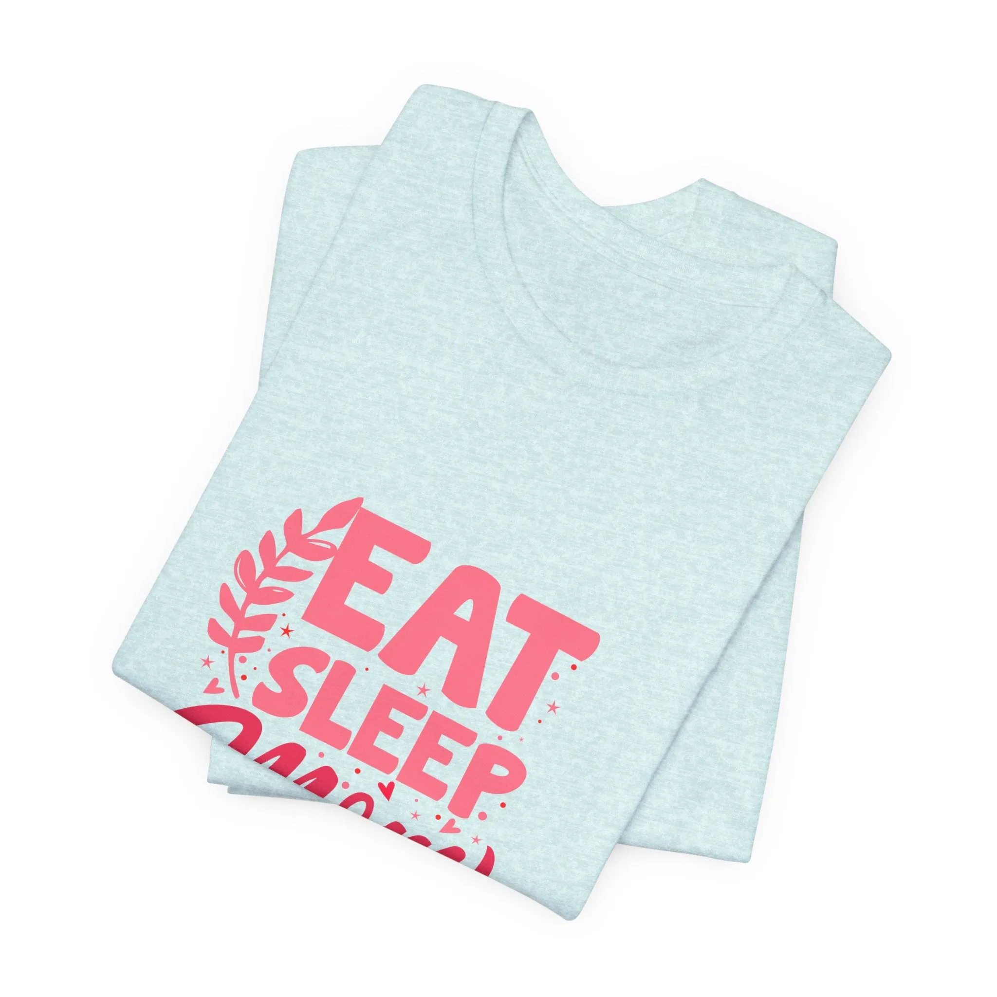 Eat Sleep Repeat Mom T-Shirt - Unisex Garment-Dyed Tee