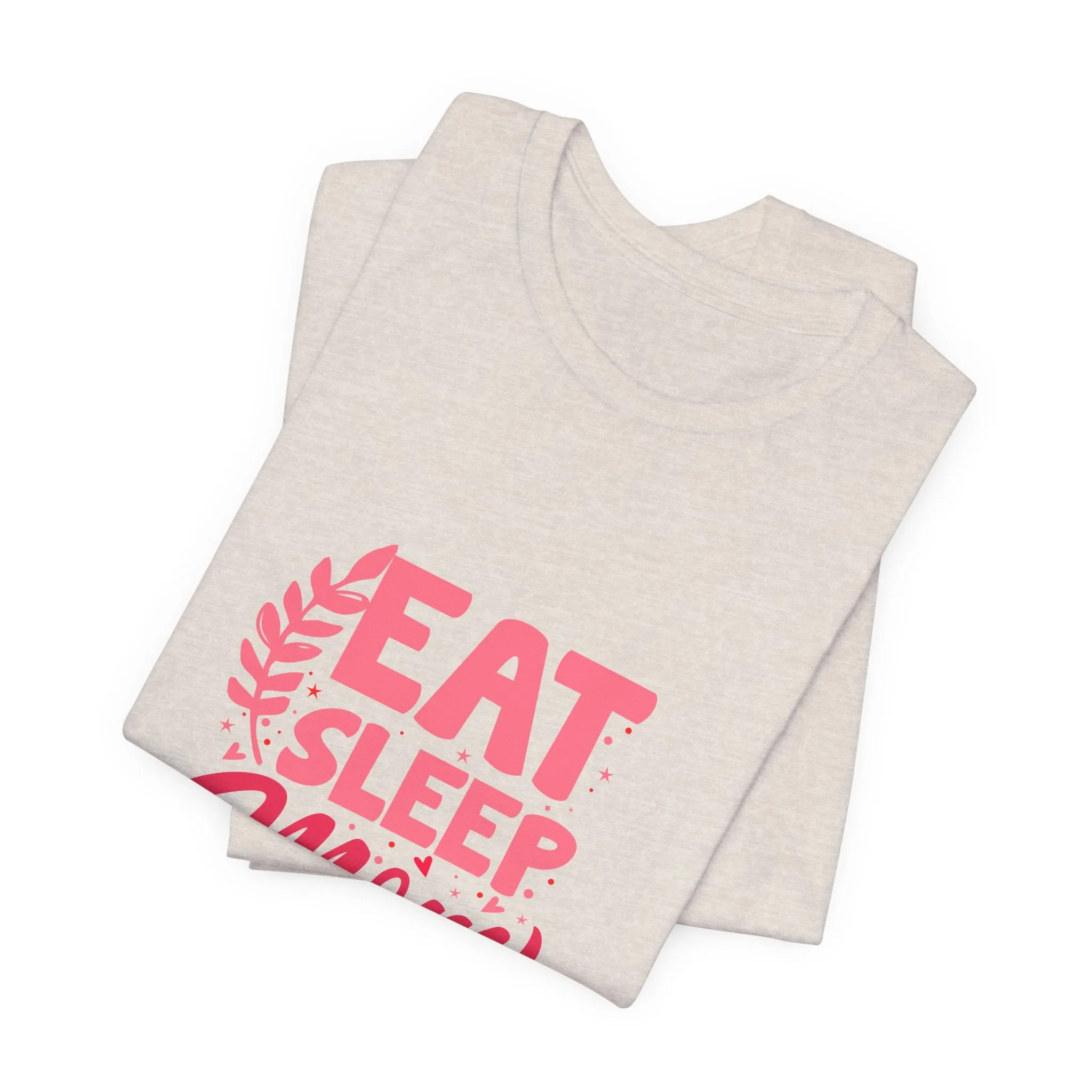 Eat Sleep Repeat Mom T-Shirt - Unisex Garment-Dyed Tee