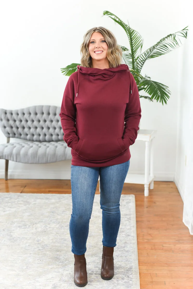 Eliza Funnel Neck Pullover Hoodie