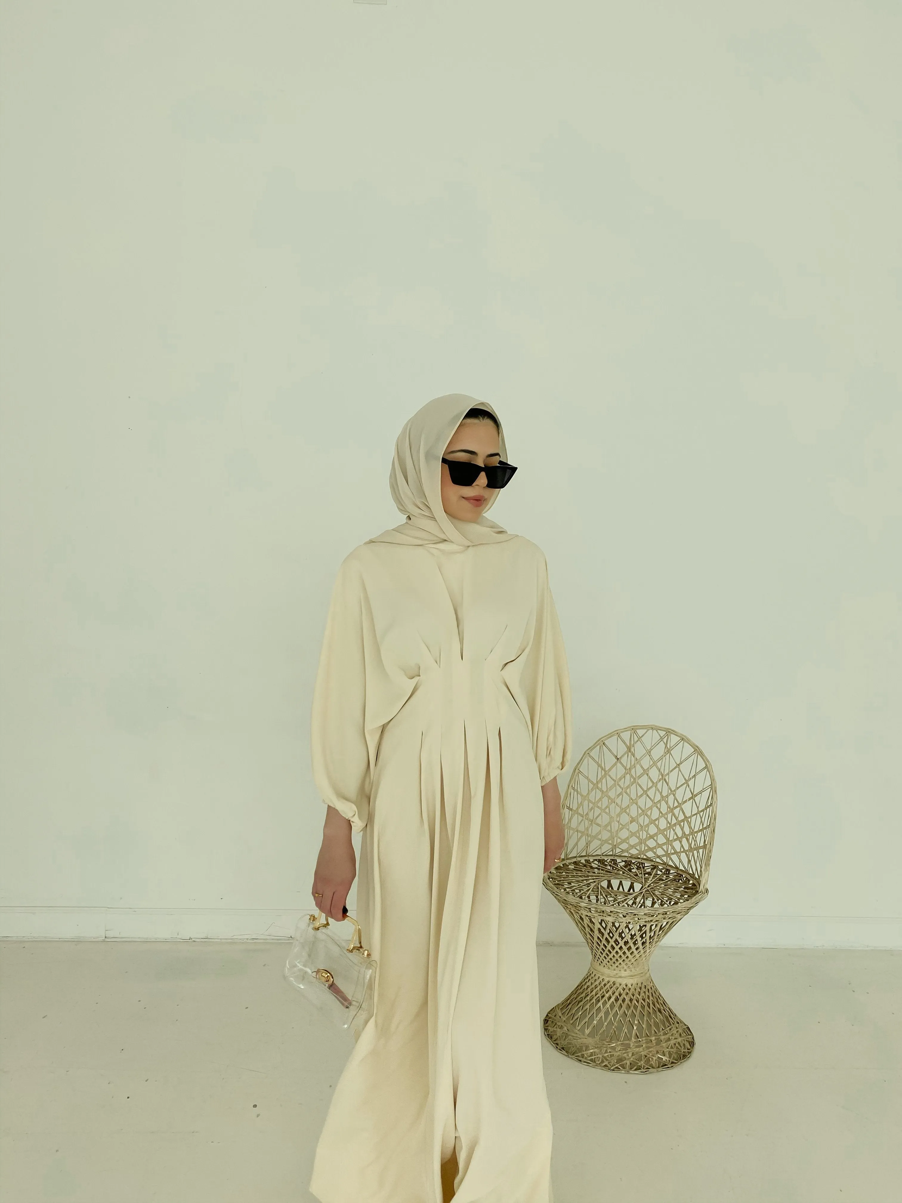 Elmas Maxi Dress - Cream