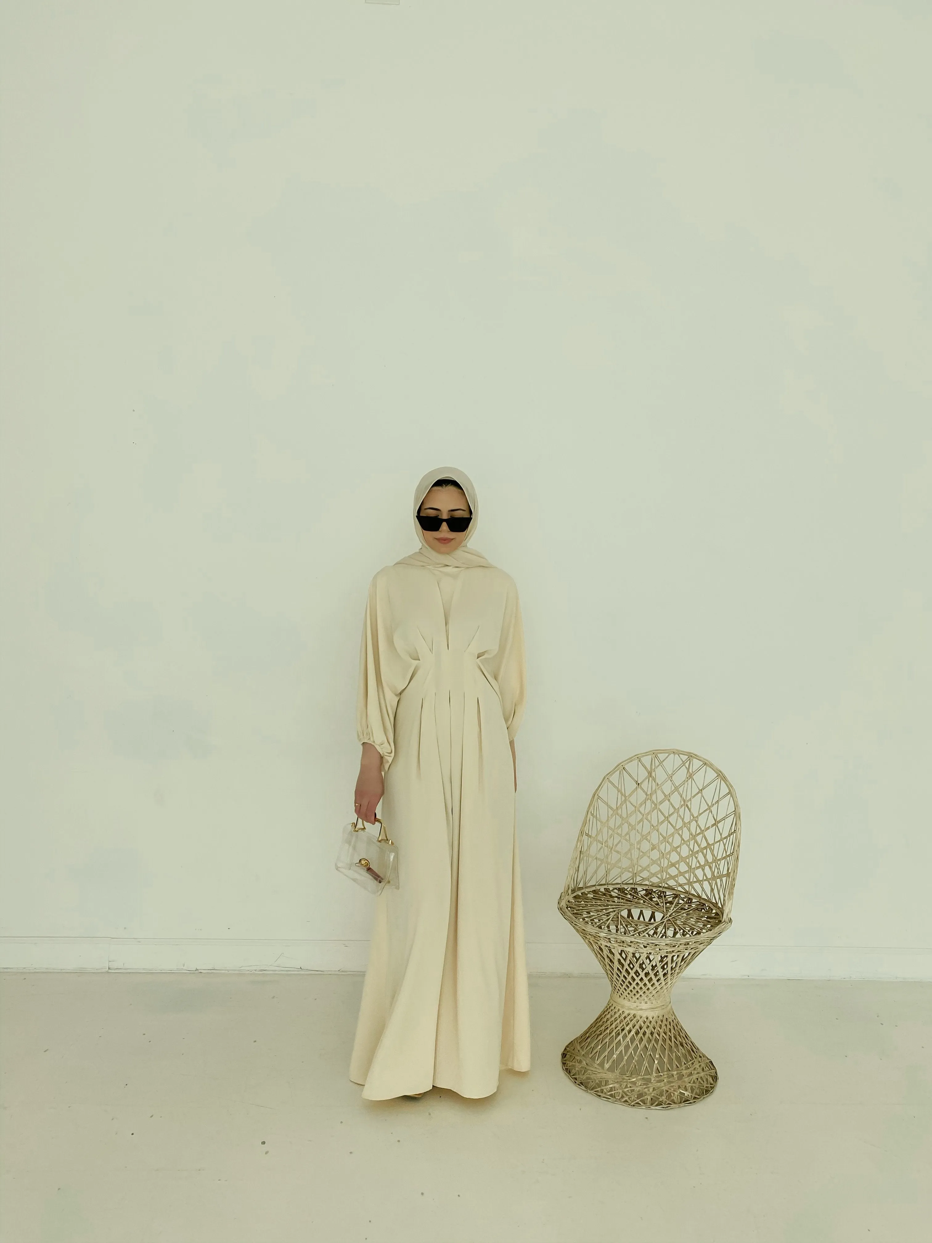 Elmas Maxi Dress - Cream