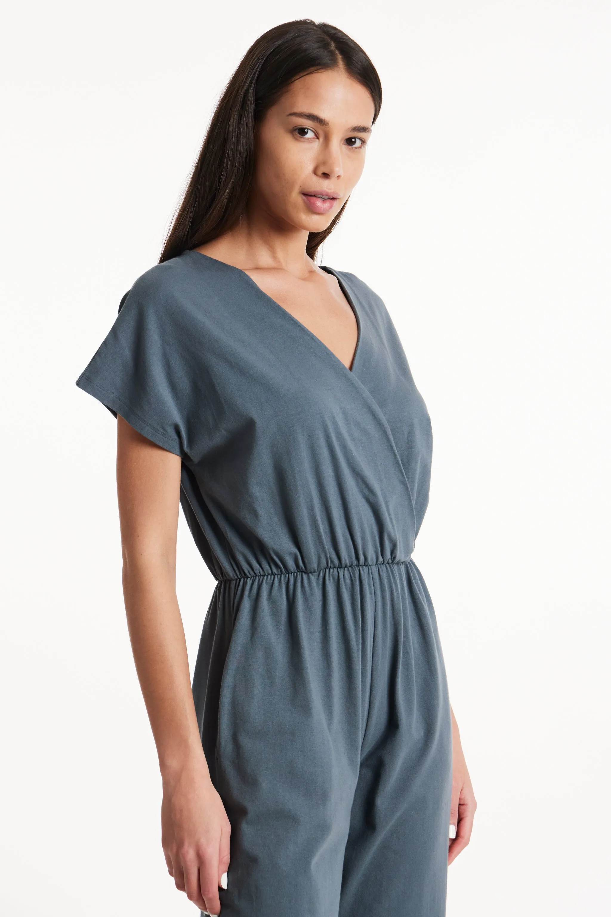 Evelyn Jumpsuit in Dark Grey