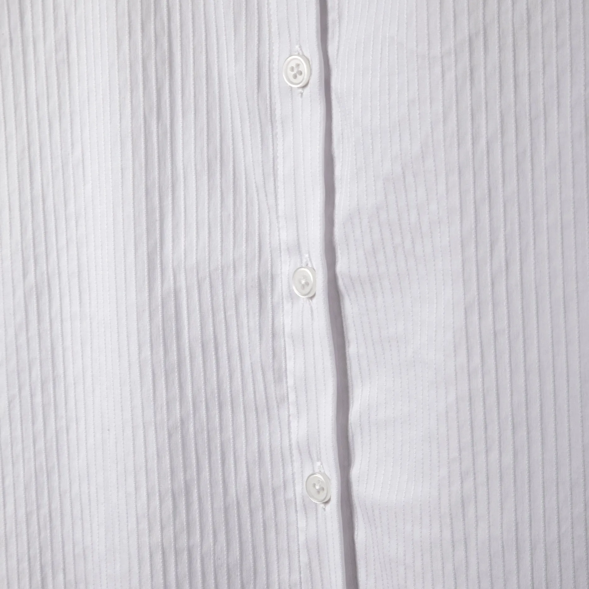 Everyday Dress in Preppy Stripe White/White