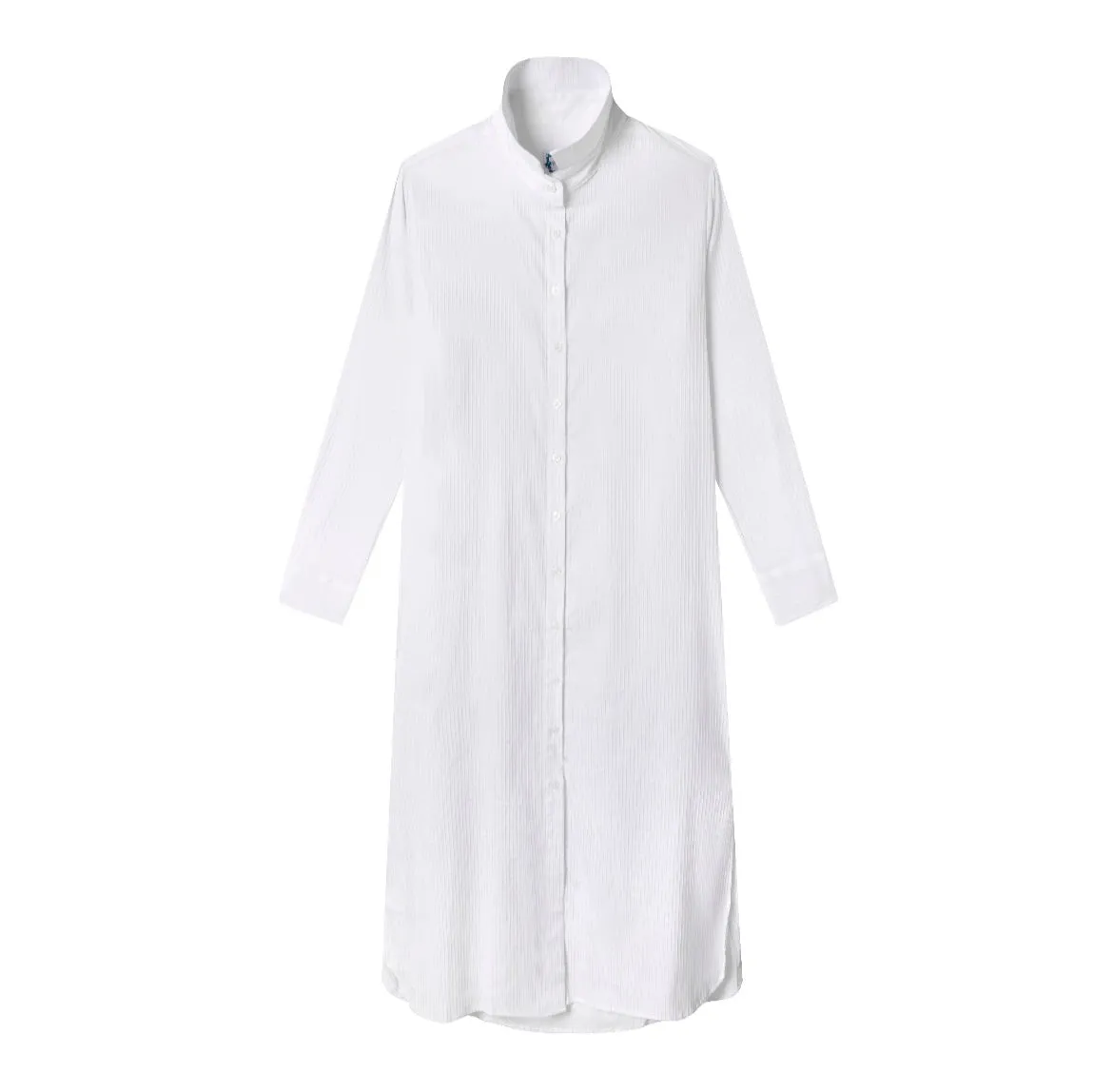 Everyday Dress in Preppy Stripe White/White