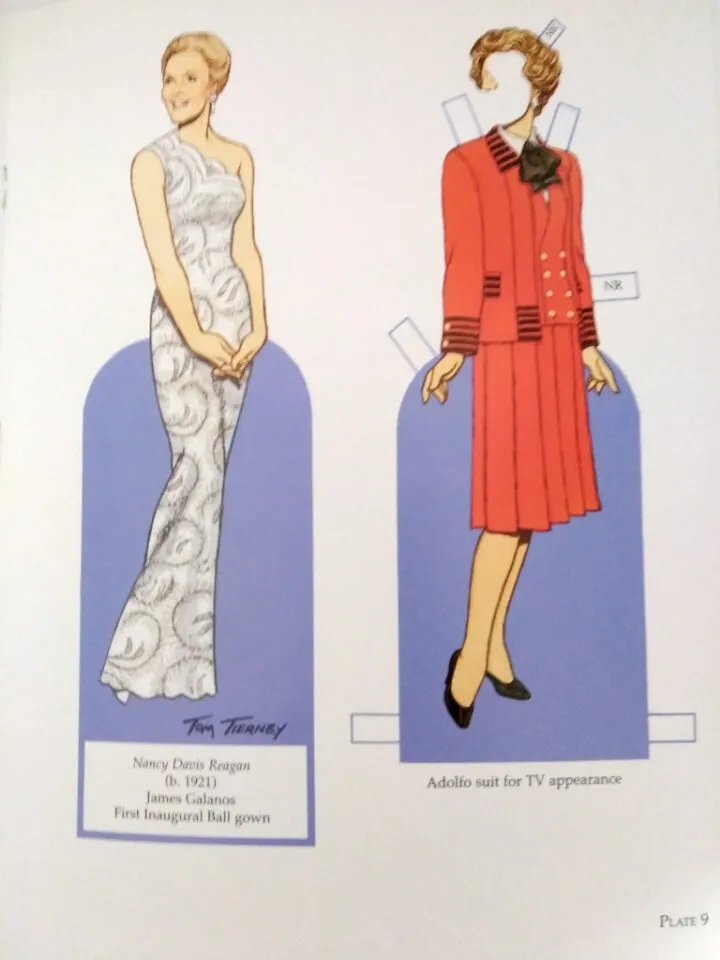 Fashions Of The First Ladies Paper Dolls