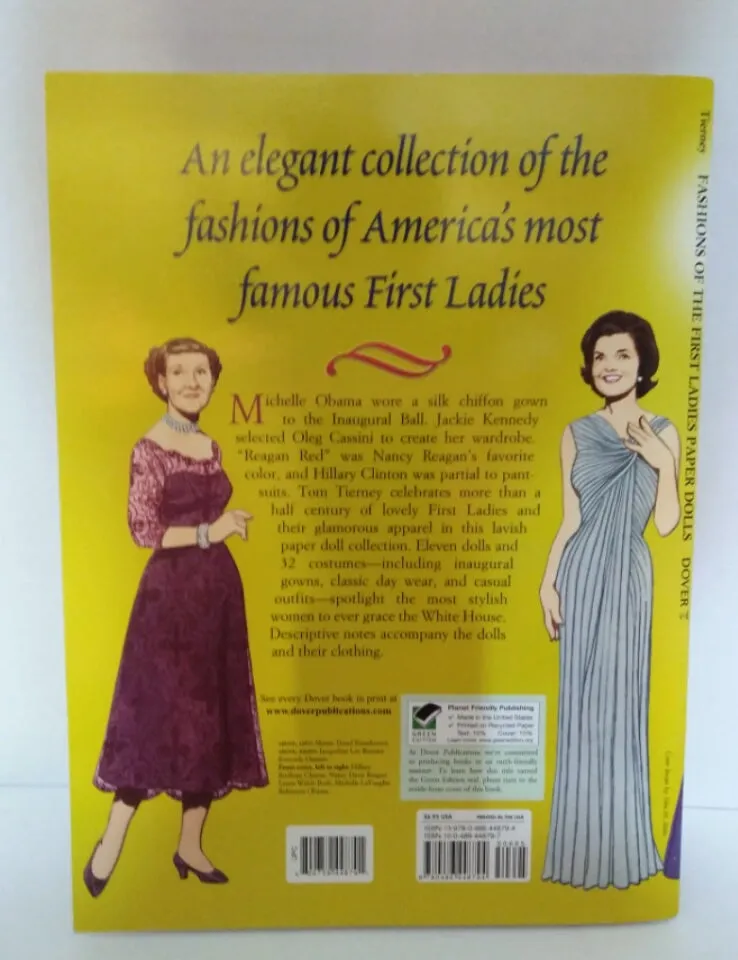 Fashions Of The First Ladies Paper Dolls